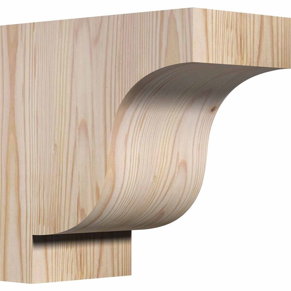 Ekena Millwork Newport Smooth Corbel, Douglas Fir, 5 1/2"W x 10"D x 10"H COR06X10X10NEW00SDF - main